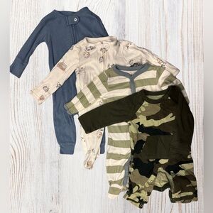 Burt's Bees, Carter’s, etc. Baby Boy Rompers 4
